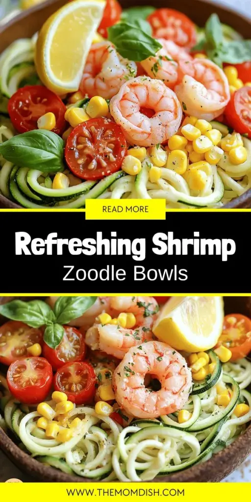 Looking for a nutritious and light meal for summer? Dive into these Summer Shrimp Zoodle Bowls! Packed with shrimp, fresh vegetables, and zoodles instead of pasta, they offer a delicious, low-carb option that’s perfect for warm evenings. Discover key ingredients, cooking tips, and fun variations to personalize your dish. Click through now for the full recipe and get ready to enjoy a refreshing meal that’s easy to make and bursting with flavor!