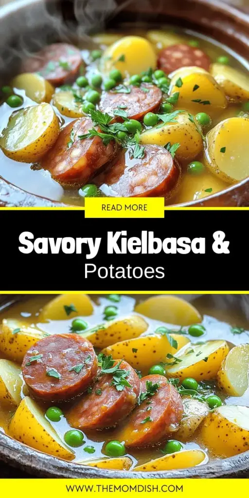 Looking for a quick and hearty meal? Dive into my Savory Slow Cooker Kielbasa and Potatoes recipe! This simple dish features flavorful kielbasa and tender potatoes, all cooked to perfection. With easy prep and delicious variations, it's perfect for cooks of any skill level. Discover the essential ingredients and smart tips to create your own comforting meal. Click through to explore the full recipe and start cooking today!