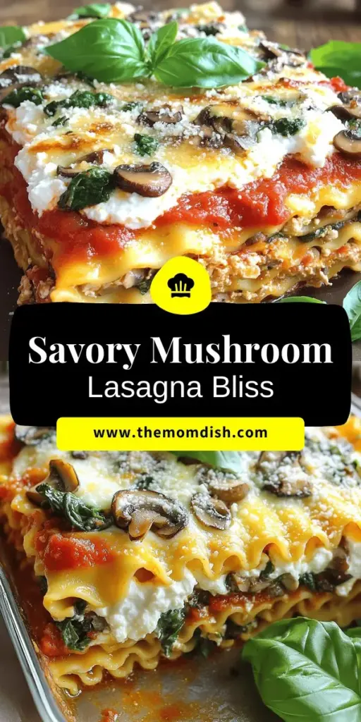 Indulge in my mouthwatering mushroom lasagna recipe that's not only easy to make but packed with flavor! Discover the essential ingredients, step-by-step preparation, and delicious variations to impress your family and friends. From tips on perfect baking to creative ways to use leftovers, this dish is your ticket to a satisfying meal. Click through to explore the full recipe and elevate your cooking game with this delightful comfort food!