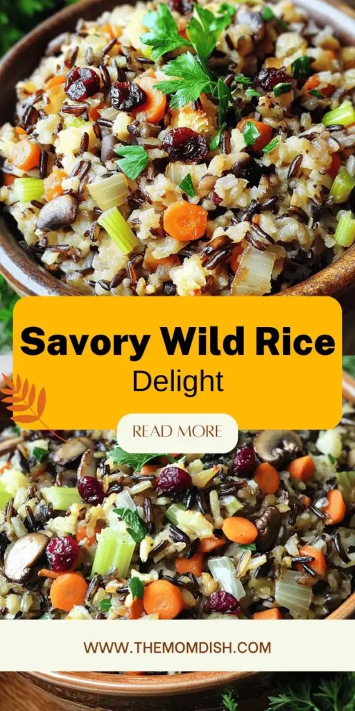 Discover the delicious world of savory wild rice stuffing, a nutritious and flavorful dish perfect for any occasion! This recipe showcases the unique texture and nutty flavor of wild rice, paired with fresh vegetables, herbs, and nuts to create a satisfying meal. Whether as a side dish or a main course, it's a must-try for your holiday gatherings or family dinners. Click through to explore the recipe and elevate your cooking game!