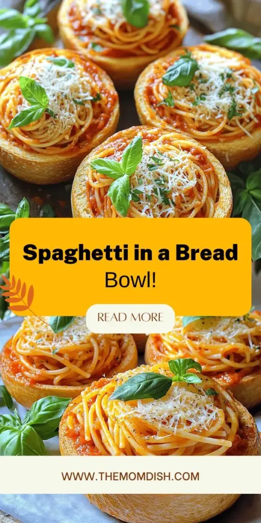 Looking for a fun way to enjoy pasta? Try Bread Bowl Spaghetti, a delightful recipe that combines sourdough bread and your favorite spaghetti for a unique meal! Learn to make your own bread bowls, cook spaghetti to perfection, and create a flavorful sauce with simple ingredients. This dish is perfect for impressing friends and family. Click through to discover the full recipe and tips for variations that everyone will love!