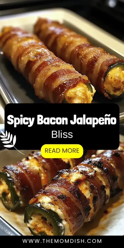 Get ready for a flavor explosion with these fiery bacon-wrapped jalapeño poppers! Perfectly spicy and perfectly crispy, this mouthwatering appetizer combines creamy cheese, zesty jalapeños, and savory bacon for an unforgettable taste experience. Ideal for game day, parties, or a cozy night in, these poppers will be the star of your snack table. Try this simple recipe today and impress your friends and family with these delicious bites!