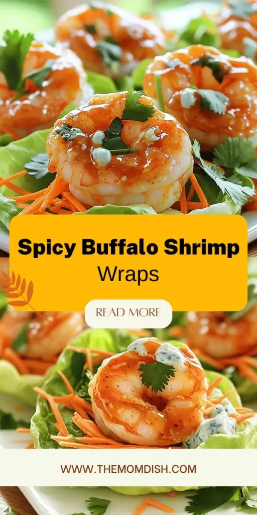 Elevate your mealtime with Buffalo Shrimp Lettuce Wraps! This easy recipe combines bold flavors, healthy ingredients, and a fun way to enjoy shrimp. With zesty buffalo sauce, crisp lettuce, and optional veggies, these wraps are perfect for a snack or a main dish. Ready to impress your taste buds? Discover how simple it is to make this delicious meal by checking out the full recipe now! Enjoy a tasty twist on dinner that's guilt-free!