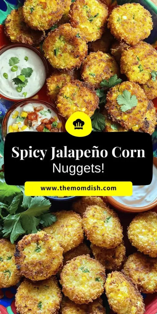 Get ready to indulge in the crispy, flavorful delight of Spicy Jalapeño Corn Nuggets! This recipe combines sweet corn and spicy jalapeños for a snack that's bursting with flavor. Perfect for gatherings or a tasty treat at home, these nuggets are easy to prepare and sure to impress. Discover the origins, health benefits, and a step-by-step guide to making your own batch. Click through to explore this delicious recipe and elevate your snack game!