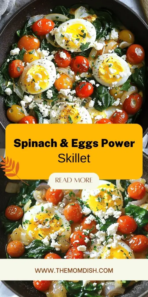 Start your day on a healthy note with this Breakfast Skillet Spinach and Eggs! This easy recipe combines the goodness of fresh spinach and protein-packed eggs for a deliciously nutritious meal. Perfect for busy mornings, this skillet dish is quick to make and offers endless customization options. Discover how to create a vibrant breakfast that your whole family will love. Click through for the full recipe and start cooking today!