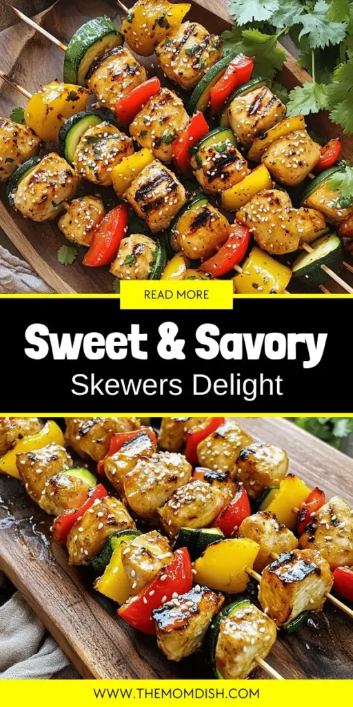 Discover the irresistible flavors of Honey Garlic Chicken Skewers, a perfect blend of sweet and savory! This easy-to-follow recipe is ideal for barbecues, family dinners, or any occasion. With fresh vegetables and a delightful marinade, these skewers are healthy, customizable, and sure to please everyone. Click through to explore the full recipe and tips for grilling the juiciest, most flavorful skewers that will wow your guests!