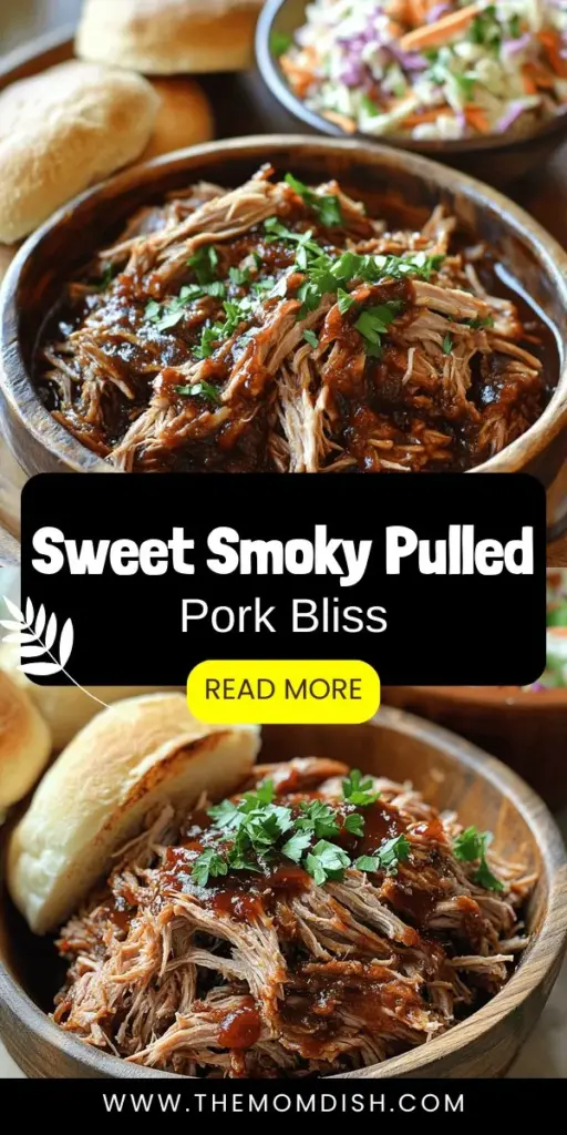 Savor the experience of homemade Sweet and Smoky Pulled Pork Delight that transforms casual meals into culinary celebrations. This easy recipe guides you through slow-cooking pork shoulder to fork-tender perfection, infused with a perfect blend of spices for a sweet and smoky flavor. Ideal for sandwiches, sliders, or served solo, this dish is versatile and delicious. Click to explore the full recipe and elevate your dining game!