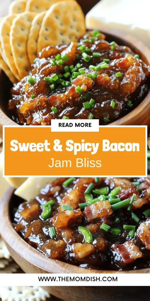 Elevate your meals with the irresistible Spicy Sweet Jalapeño Bacon Jam Recipe! This savory-sweet condiment combines crispy bacon, zesty jalapeños, and caramelized onions for a flavor explosion that's perfect on burgers, toast, or as a charcuterie board centerpiece. Discover how easy it is to create this mouthwatering jam at home and impress your guests. Click through to explore the full recipe and start your culinary adventure today!