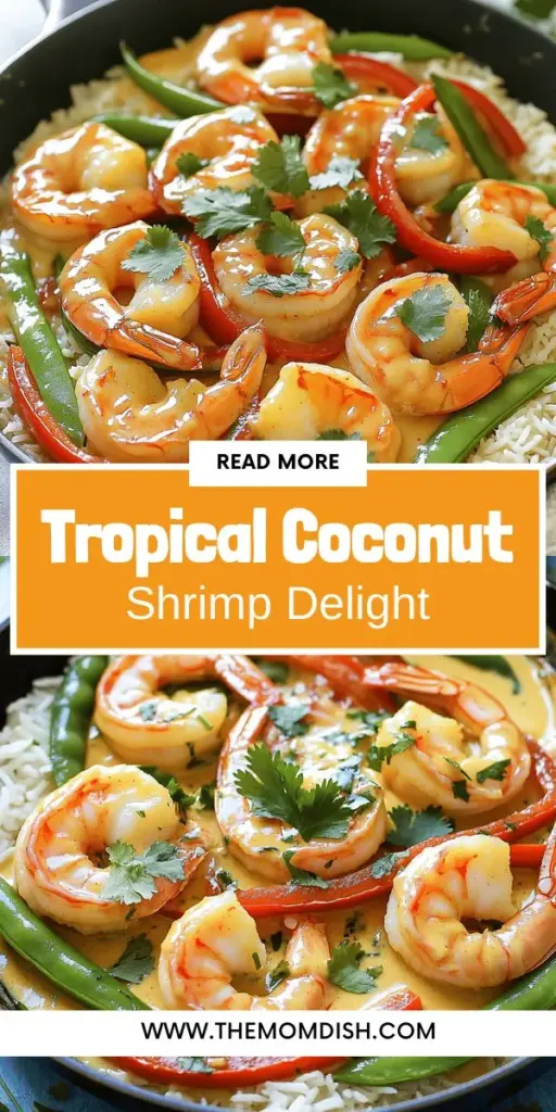 Bring the taste of the tropics to your kitchen with Inspired Creamy Coconut Shrimp! This easy and delicious shrimp recipe features juicy shrimp in a rich coconut sauce, paired with vibrant veggies. Perfect for impressing friends and family, it's quick to make and customizable for different diets. Dive into the tropical flavors and follow the simple steps for a satisfying meal. Click through for the full recipe and elevate your cooking today!