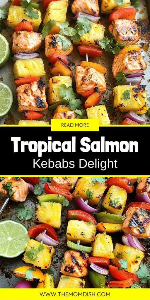 Elevate your grilling game with our Tropical Pineapple Salmon Kebabs recipe! This vibrant dish brings together succulent salmon, sweet pineapple, and crunchy veggies for a flavor explosion that's perfect for summer cookouts. Not only are these kebabs delicious, but they're also packed with healthy nutrients like omega-3s and vitamins. Click through to explore the full recipe and unleash a tropical grilling adventure that will impress your guests!