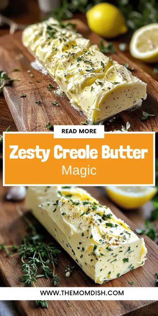 Elevate your cooking game with this Zesty Creole Butter recipe that adds a burst of flavor to any dish! Perfect as a flavorful topping for grilled seafood, veggies, or warm cornbread, this versatile butter combines fresh herbs, garlic, and a touch of Creole seasoning for a taste of Louisiana in your kitchen. Discover how easy it is to create this delicious compound butter and transform your meals. Click to explore the full recipe and impress your guests!