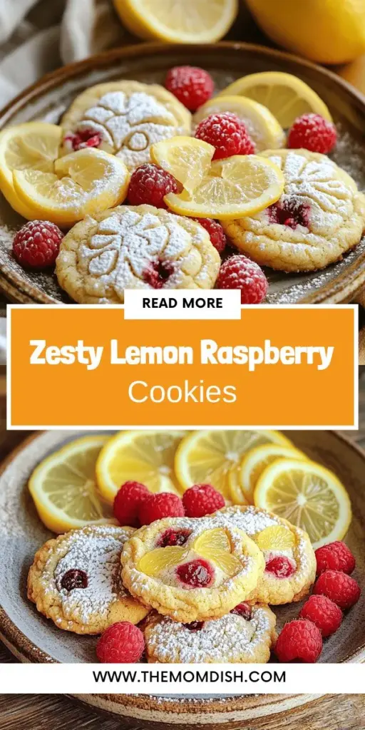 Satisfy your sweet tooth with these delicious Lemon Raspberry Cookies that perfectly blend tangy lemon and juicy raspberries. This easy-to-follow recipe provides all the ingredients and step-by-step instructions you need to create a delightful treat for any occasion. Plus, discover fun variations to make them your own! Click to explore the full recipe and elevate your baking game with this citrusy delight everyone will love.