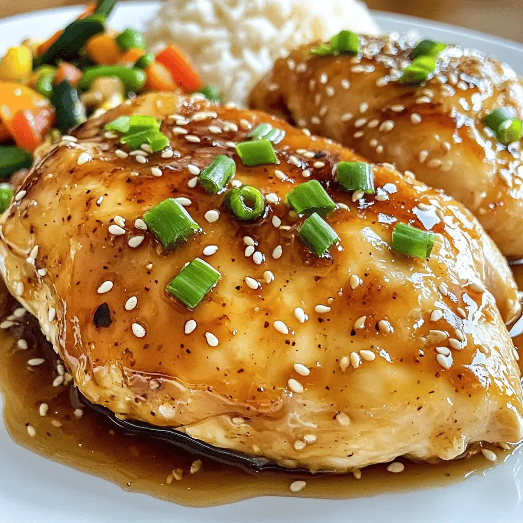 For a tasty honey garlic chicken breast recipe, you need a few key ingredients. First, grab four boneless, skinless chicken breasts. They cook evenly and stay juicy. Next, you will need honey and soy sauce. Each adds a sweet and salty taste to the dish.