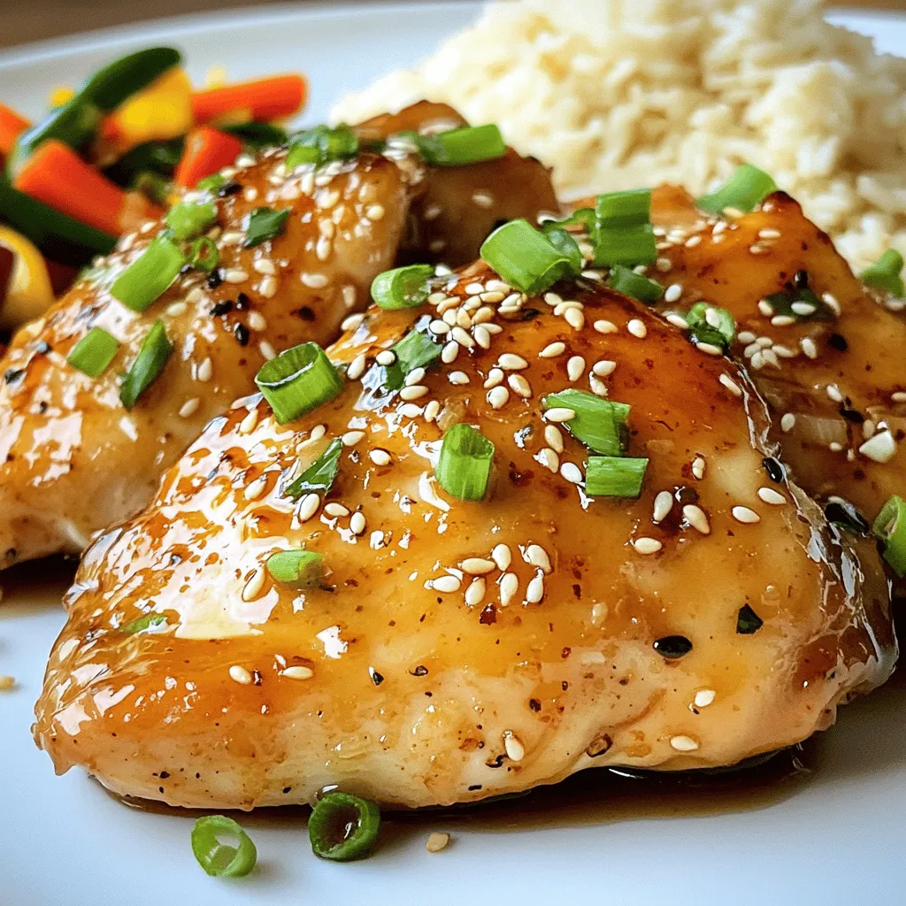 For a tasty honey garlic chicken breast recipe, you need a few key ingredients. First, grab four boneless, skinless chicken breasts. They cook evenly and stay juicy. Next, you will need honey and soy sauce. Each adds a sweet and salty taste to the dish.