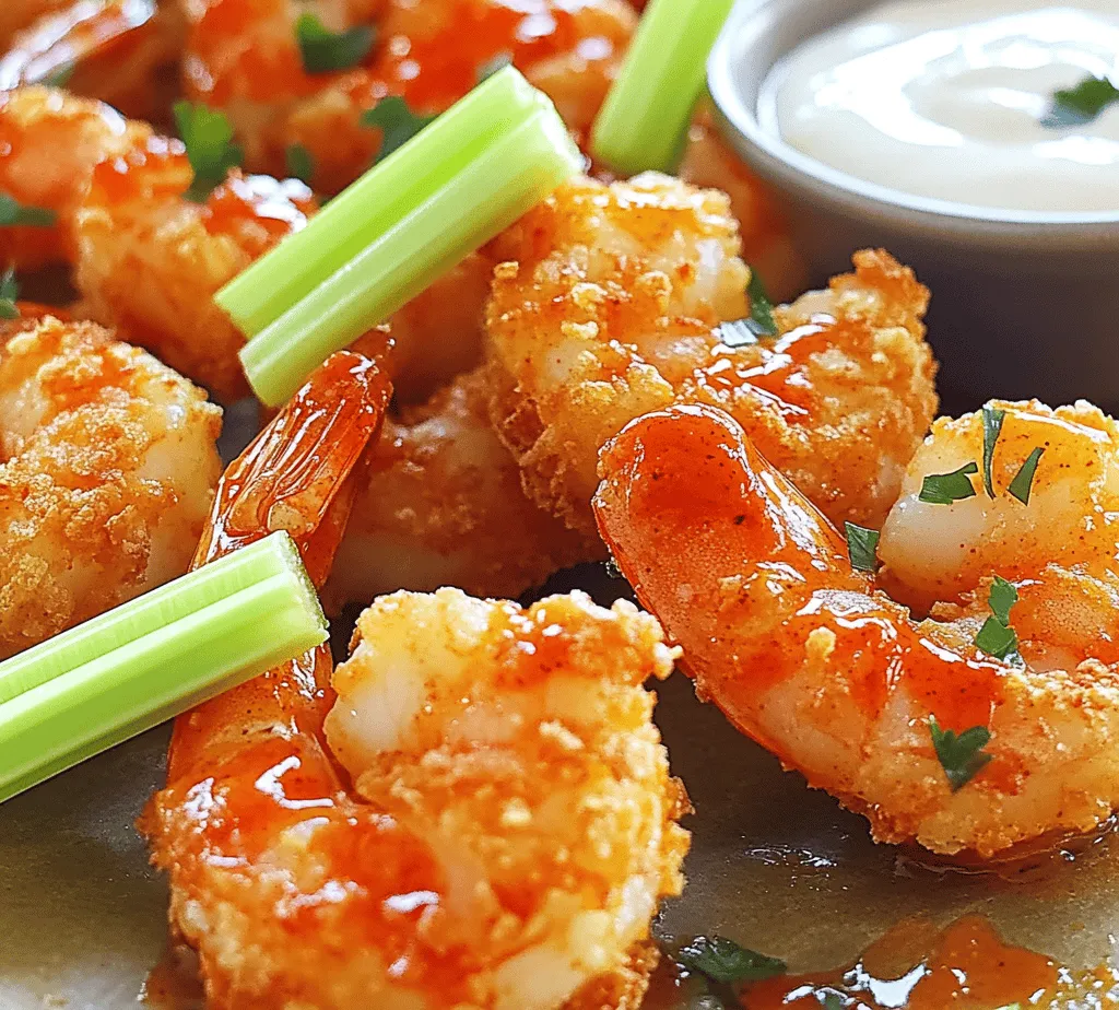 Buffalo shrimp is a delightful appetizer that marries the crunch of perfectly fried shrimp with the bold, tangy heat of Buffalo sauce, making it a beloved choice for food enthusiasts across the United States. This dish not only tantalizes the taste buds but also embodies the spirit of celebration, making it an ideal choice for game days, parties, or a cozy night at home. The beauty of making Buffalo shrimp lies in its accessibility; with a few simple ingredients and straightforward steps, you can whip up this crowd-pleaser from scratch. The satisfaction you gain from preparing this dish, combined with its irresistible flavor, will have your guests coming back for more.