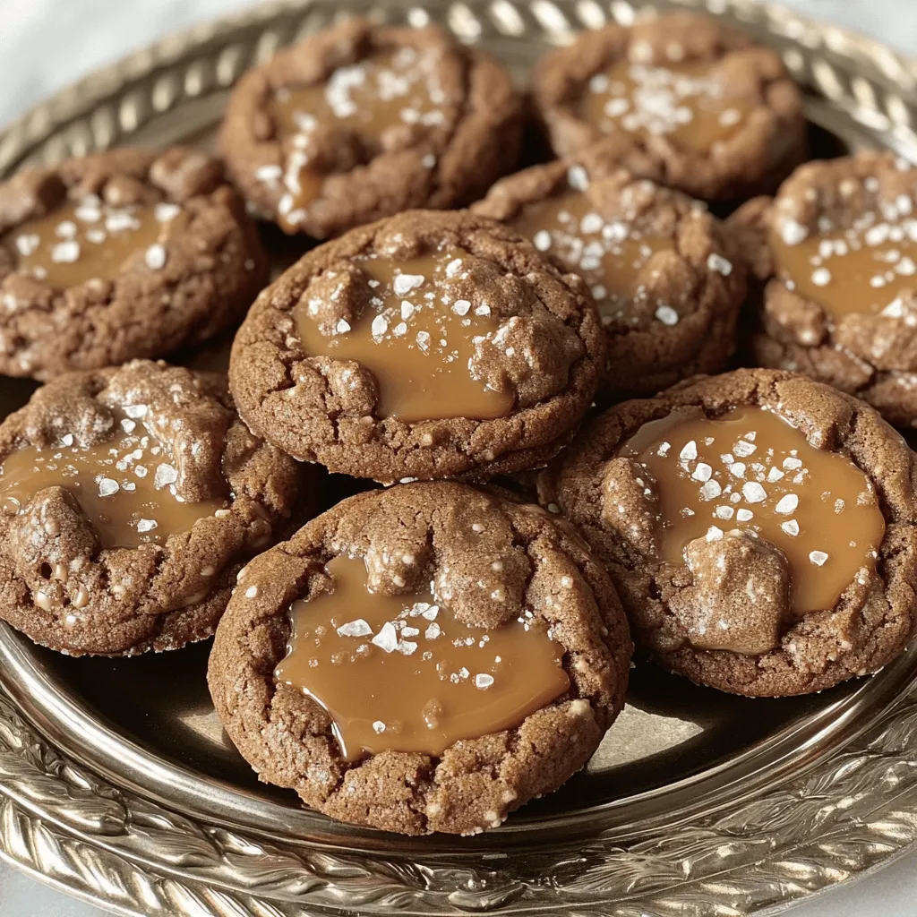 Chocolate salted caramel cookies blend rich chocolate with sweet caramel and a touch of salt. This combination creates a flavor explosion in every bite.