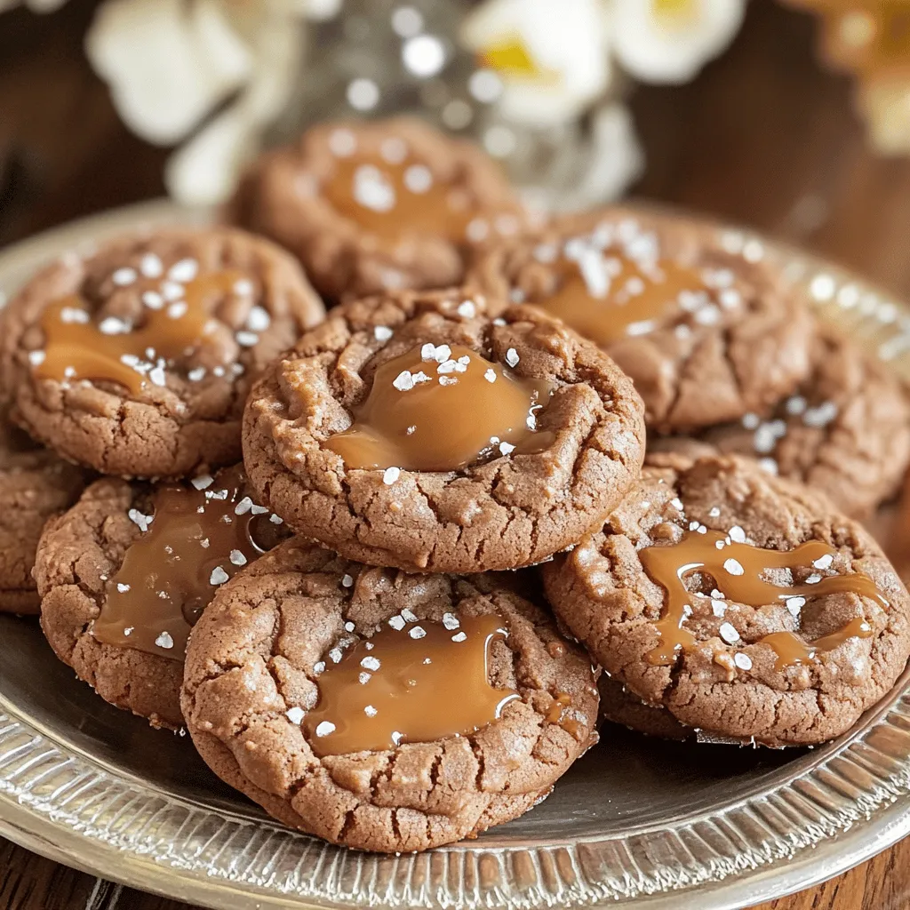 Chocolate salted caramel cookies blend rich chocolate with sweet caramel and a touch of salt. This combination creates a flavor explosion in every bite.