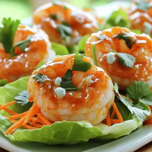 Buffalo shrimp lettuce wraps are a fun twist on traditional wraps. They use shrimp, a tasty protein, and fresh lettuce, creating a light dish. The main ingredients include large shrimp, buffalo sauce, and lettuce leaves. You can add carrots and a dressing for extra flavor.