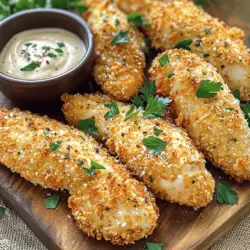 Garlic Parmesan Chicken Tenders Recipe: A Flavorful Delight