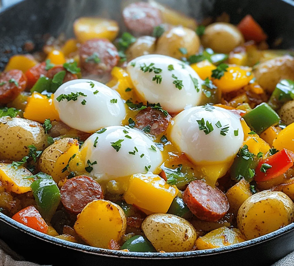 When it comes to breakfast, few dishes can rival the satisfying appeal of Kielbasa Sunrise Hash. This hearty meal is not just a feast for the eyes; it combines a medley of flavors and textures that make it a beloved choice for those looking to kickstart their day. Picture perfectly browned kielbasa sausage nestled among crispy russet potatoes, vibrant bell peppers, and caramelized onions, all topped with perfectly cooked eggs. It’s a dish that promises to awaken your taste buds and fuel your morning.