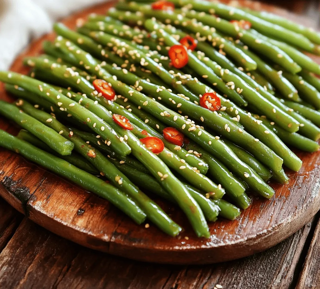 Garlic Chili Green Beans is a dish that encapsulates the essence of vibrant colors and bold flavors, making it an irresistible addition to any meal. The vivid green of the beans, combined with the aromatic allure of garlic and the fiery kick of chili, creates a stunning plate that is as appealing to the eyes as it is to the palate. This dish has gained considerable popularity in recent years, not just for its eye-catching presentation, but also for its versatility as a side that pairs beautifully with a wide range of main courses, from grilled meats to stir-fries.