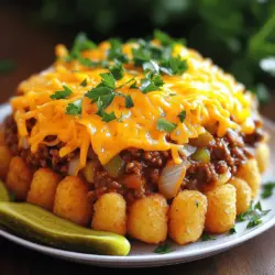 So, what exactly is Sloppy Joe Tater Tot Casserole? At its core, this dish is a fusion of two beloved comfort foods: the Sloppy Joe sandwich and classic tater tots. The origins of Sloppy Joes can be traced back to the early 20th century in the United States, where they emerged as a quick and easy meal option. Ground meat, typically beef, is simmered in a tangy tomato-based sauce, creating a filling that is perfect for serving on a bun.