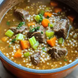 Hearty Beef Barley Bliss: A Comfort Food Classic