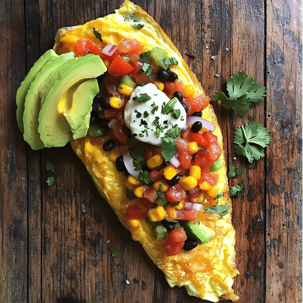 To create a tasty Mexican omelette, you need fresh, vibrant ingredients. Start with four large eggs. They provide the base and protein. Next, add a quarter cup of milk. This helps the eggs become fluffy. For color and crunch, use half a cup of diced bell peppers. Mixed colors look great and taste better.