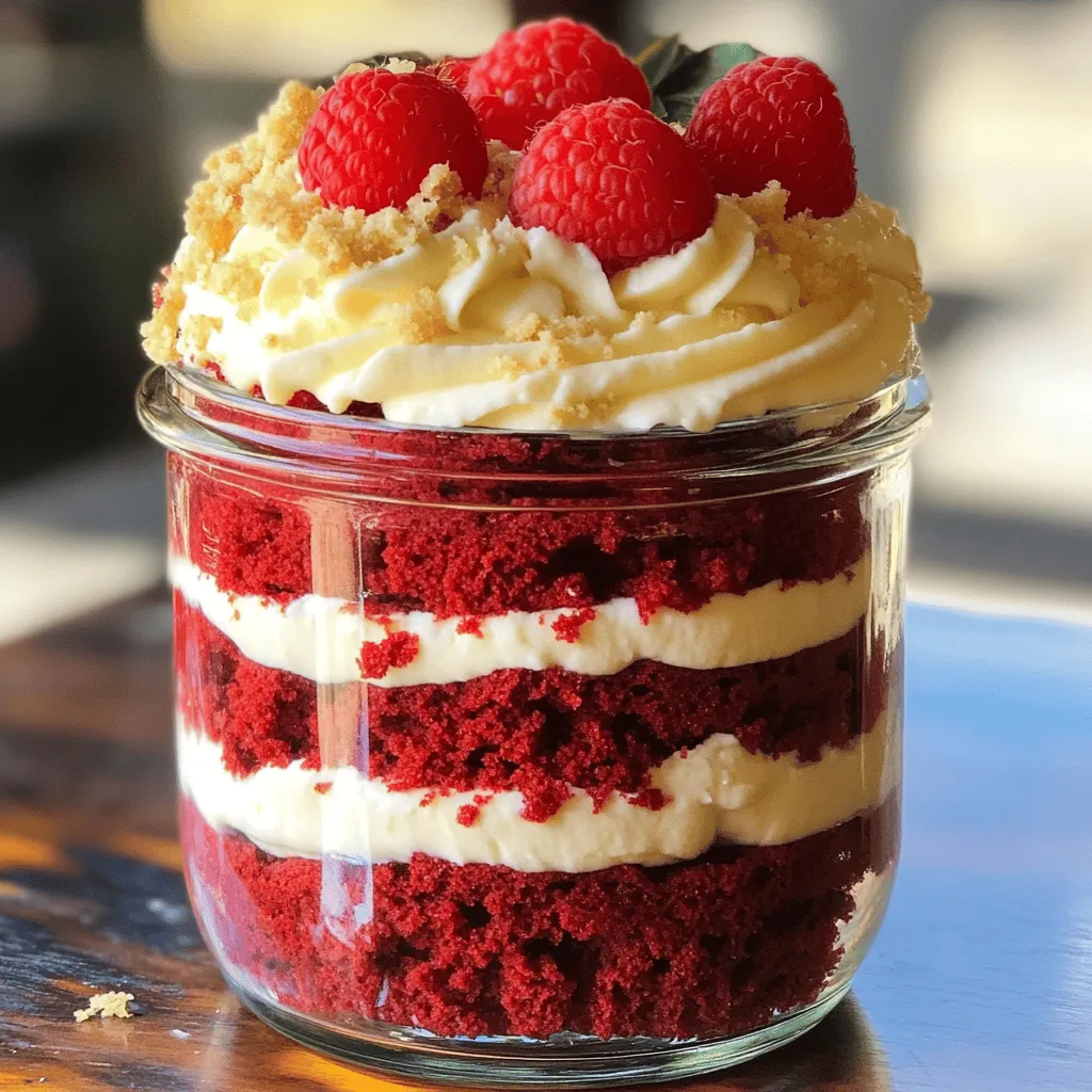 To make a delicious red velvet cake in a jar, you need specific ingredients. Here’s what you need: