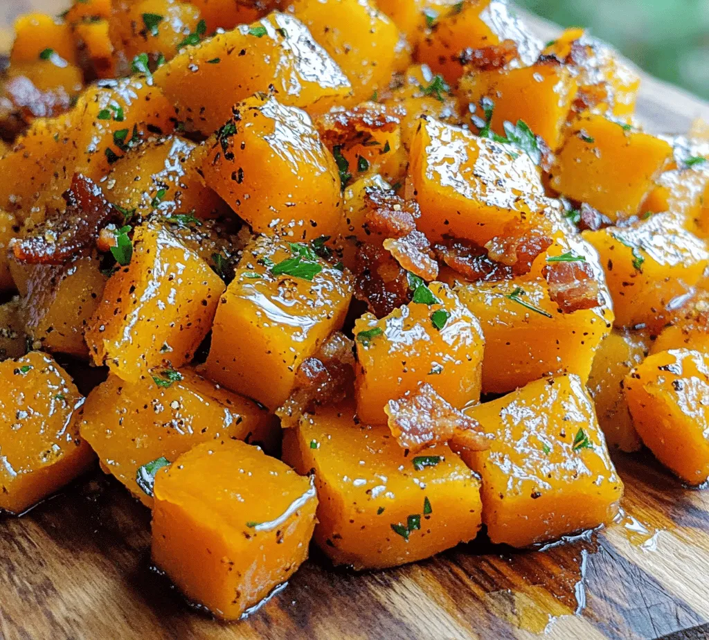 As the leaves begin to change and the air turns crisp, the culinary world shifts towards the warm and comforting flavors of fall. One dish that perfectly encapsulates this seasonal transition is Maple Bacon Butternut Squash. This recipe marries the sweet, earthy notes of roasted butternut squash with the savory crunch of crispy bacon, all enhanced by a drizzle of rich maple syrup. It’s a delightful combination that will not only satisfy your taste buds but also serve as a nutritious option for your family gatherings or weeknight dinners.