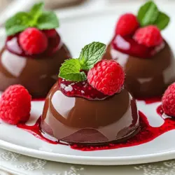 Chocolate raspberry mousse domes are a delightful treat. They combine rich chocolate mousse with fresh raspberries. The result is a creamy, sweet, and tangy dessert. These domes are perfect for special occasions or a cozy night in.