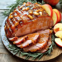 Apple Butter Honey Glazed Ham: A Festive Delight