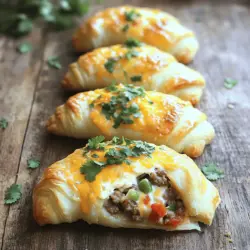 To make rotel sausage and cream cheese crescents, you need just a few simple ingredients. First, gather one pound of breakfast sausage. Next, get eight ounces of cream cheese that is soft. You also need a can of diced tomatoes and green chilies, like Rotel. Don’t forget garlic powder, onion powder, and refrigerated crescent roll dough. Lastly, grab some shredded cheddar cheese for extra flavor.