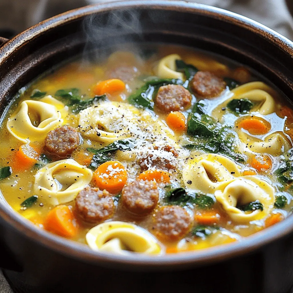 One Pot Italian Sausage Tortellini Soup is a delightful dish that effortlessly combines comforting flavors and hearty ingredients into a single, satisfying bowl. This recipe showcases the rich and savory essence of Italian cuisine, making it an ideal choice for any time of the year. Whether it’s a chilly winter evening or a breezy autumn day, this soup warms you from the inside out, filling your kitchen with enticing aromas that beckon everyone to the table.