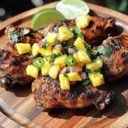 To create authentic jerk chicken, you need key ingredients. First, let’s talk about the jerk chicken marinade ingredients. You will need chicken thighs, jerk seasoning, olive oil, lime juice, and brown sugar. Salt and pepper are also important for taste.