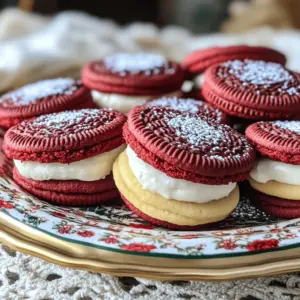 To make red velvet Oreos, you need a few key ingredients. First, let's talk about the cookie dough.