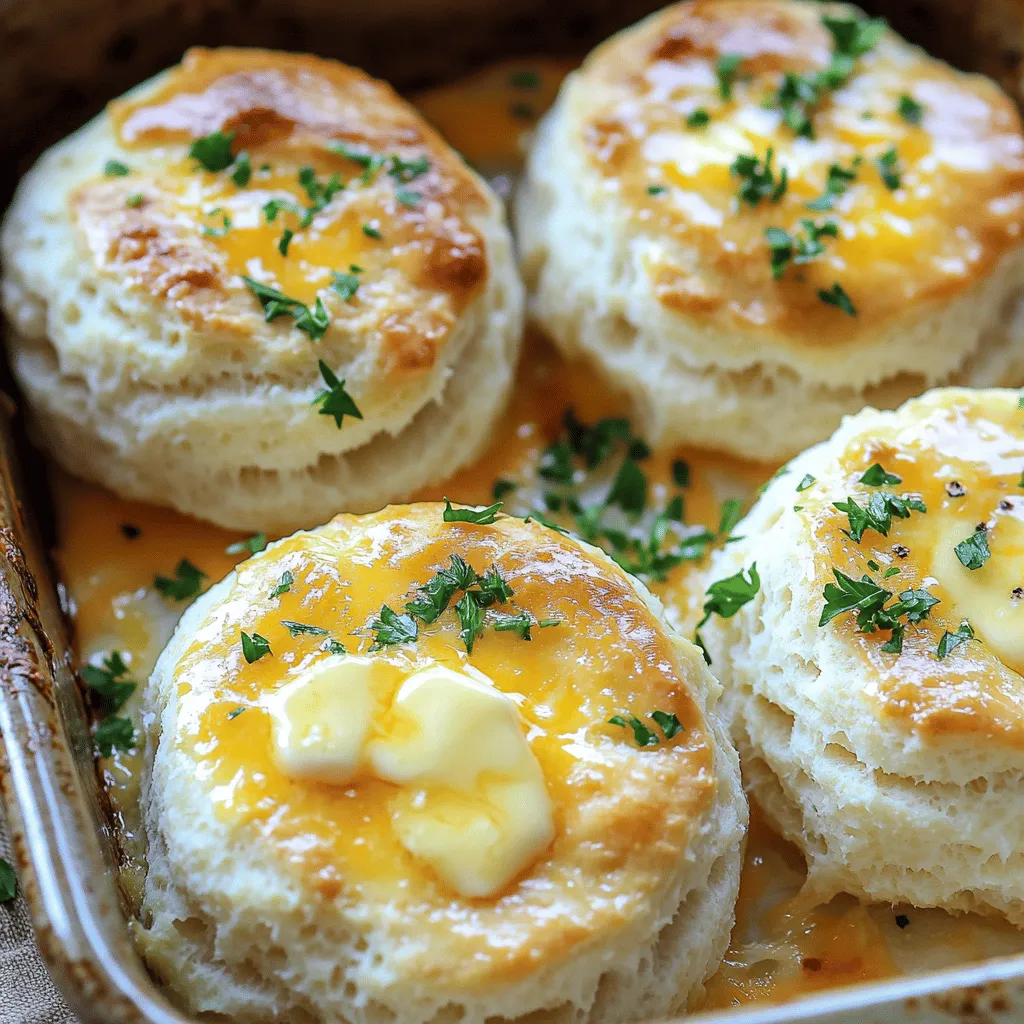 Cheesy Butter Swim Biscuits are a tasty treat that combines buttery goodness and cheese. This recipe is simple and satisfying. You only need a few basic ingredients like flour, baking powder, and cheddar cheese. The result is a warm, cheesy biscuit that is perfect for any meal.