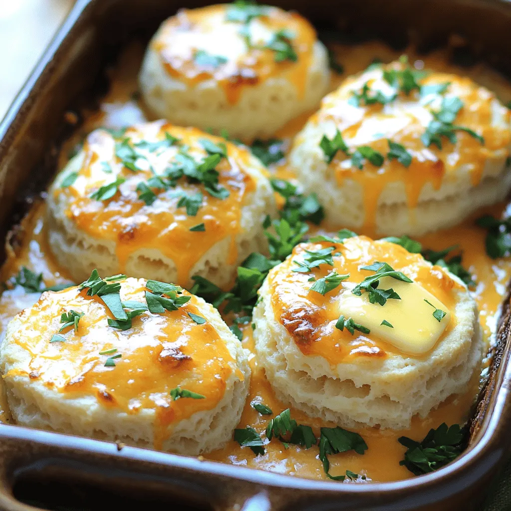 Cheesy Butter Swim Biscuits are a tasty treat that combines buttery goodness and cheese. This recipe is simple and satisfying. You only need a few basic ingredients like flour, baking powder, and cheddar cheese. The result is a warm, cheesy biscuit that is perfect for any meal.