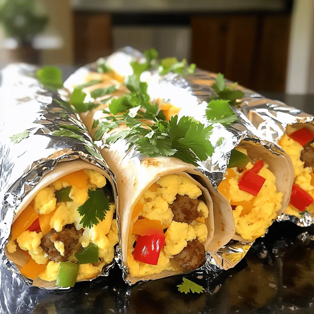 Freezer breakfast burritos are tasty wraps filled with eggs, cheese, and other goodies. You can make them in advance and freeze them for easy meals. They save time and taste great.