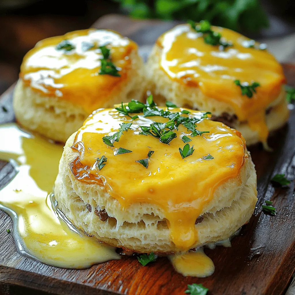 To make beef and cheese biscuits, you need simple ingredients that pack a punch. Here’s what you’ll need: