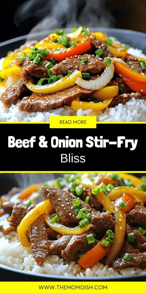 Looking for a quick and delicious dinner? Try this Chinese Beef and Onion Stir-Fry! With tender beef, crunchy onions, and vibrant veggies, it's a flavor-packed meal that’s easy to make. Discover the best beef cuts, marinating tips, and cooking techniques to elevate your stir-fry game. Plus, customize it with your favorite ingredients! Click to explore the full recipe and impress your family with this tasty dish tonight!