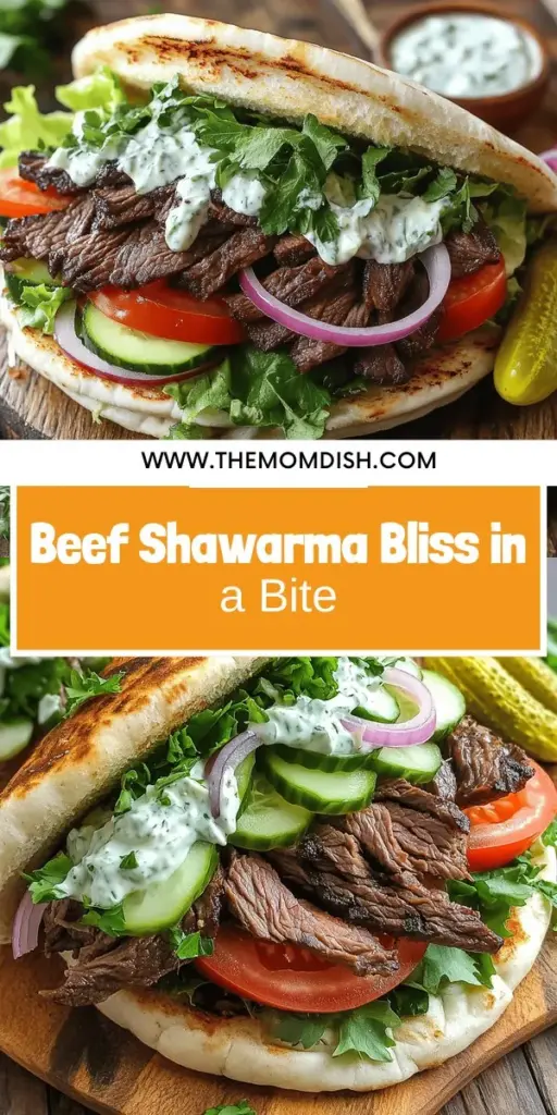 Indulge in the savory delight of a Beef Shawarma Supreme Sandwich that’s bursting with flavor! Learn how to marinate tender beef with a perfect blend of spices, and discover fresh vegetables and exciting toppings that elevate each bite. This recipe is designed to inspire your cooking journey and impress your taste buds. Ready to savor deliciousness? Click through to explore the full recipe and transform your meals today!