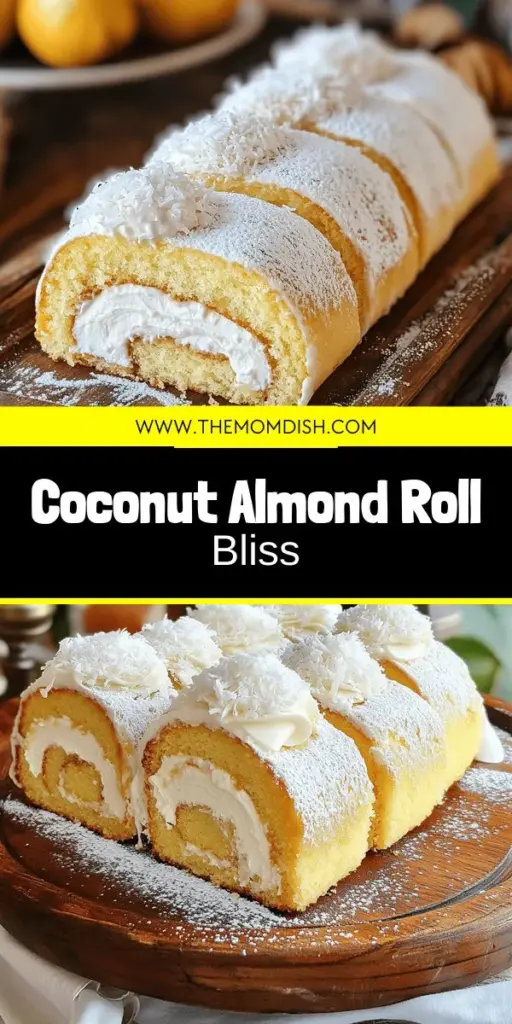 Indulge your senses with the delicious Coconut Almond Swiss Roll Cake! This delightful dessert combines the tropical flavor of coconut with the warmth of almond in a fluffy rolled cake that will wow your friends and family. With easy-to-follow steps, key ingredients, and fun variations, you’ll create a stunning treat perfect for any occasion. Ready to impress? Click through to explore the full recipe and start baking your new favorite dessert!