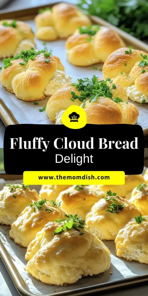 Discover the delightful world of fluffy cottage cheese cloud bread with this easy and delicious recipe! Perfect for breakfast or snacks, this low-carb, high-protein bread is light, airy, and packed with flavor. With simple ingredients like cottage cheese and eggs, you'll learn how to create a tasty treat that can be enjoyed sweet or savory. Click through to explore the full recipe and experience the incredible versatility of cloud bread!