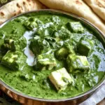 To make a great palak paneer, you need the following items: - 250g paneer, cubed - 500g fresh spinach leaves, washed and blanched - 1 large onion, finely chopped - 2 tomatoes, pureed - 2 green chilies, slit - 1 tablespoon ginger-garlic paste - 1 teaspoon cumin seeds - 1 teaspoon garam masala - ½ teaspoon turmeric powder - ½ teaspoon red chili powder - 2 tablespoons ghee or vegetable oil - Salt to taste These ingredients create a rich and flavorful dish. Each one plays an important role in the final taste. For instance, paneer adds a creamy texture, while spices bring warmth and depth. You can enhance your dish with these garnishes: - Fresh cream - Coriander leaves Fresh cream adds a rich finish. Coriander leaves give a fresh pop of color and flavor. They make your palak paneer look beautiful and taste even better. If you want to impress guests, use these garnishes. For the full recipe, check out the detailed cooking steps to create this delightful meal. Blanching the spinach: First, bring a pot of water to a boil. Add the fresh spinach leaves and let them boil for 2-3 minutes. This step helps keep the bright green color. Next, drain the spinach and quickly move it to a bowl of cold water. This stops the cooking process. Once cool, blend the spinach until it becomes a smooth paste. Set this aside for later. Preparing the spinach paste: The paste is key for our dish's flavor. When you blend the spinach, it should be silky and bright. This will make the Palak Paneer look and taste amazing. You can add a little water while blending if needed. Just don't add too much! Sautéing onions and spices: In a large pan, heat 2 tablespoons of ghee or vegetable oil over medium heat. Add 1 teaspoon of cumin seeds and wait for them to splutter. This releases their flavor. Next, toss in 1 large finely chopped onion and 2 slit green chilies. Cook them until the onions are golden brown. This usually takes around 5-7 minutes. Combining ingredients for optimal flavor: Now, stir in 1 tablespoon of ginger-garlic paste and cook for another minute. After that, add 2 pureed tomatoes, ½ teaspoon of turmeric powder, ½ teaspoon of red chili powder, and salt to taste. Cook this mix until it thickens and the oil separates from the mixture, about 5-7 minutes. Then, add the blanched spinach paste and mix it well. Let it simmer on low heat for about 4-5 minutes. Finally, gently fold in 250g of cubed paneer. Make sure the paneer is well-coated with the spinach sauce. Cook for another 3 minutes. Sprinkle in 1 teaspoon of garam masala and mix gently. You can adjust the salt if needed. If you like, drizzle fresh cream on top before garnishing with coriander leaves. Serve this dish warm for a delightful meal. For the full recipe, you can find it [here](#). To achieve the perfect spinach texture, start with fresh spinach. Wash it well and blanch it quickly for just 2-3 minutes. This keeps the vibrant green color and smooth texture. After blanching, cool it in cold water to stop the cooking process. Blend it into a fine paste for the best results. For the paneer, ensure it’s tender yet firm. Use fresh paneer, and cut it into cubes. You can fry the paneer lightly in ghee or oil before adding it to the dish. This gives a nice texture and flavor. Avoid overcooking the paneer, as it can become rubbery. For the best side dishes to pair with Palak Paneer, consider serving it with naan or basmati rice. Both absorb the delicious sauce well. You can also add a side of pickles or yogurt for extra flavor. When it comes to presentation, serve the Palak Paneer in a warm bowl. Drizzle a bit of cream on top for richness and color. Finish with a sprinkle of fresh coriander leaves. This makes the dish look inviting and appetizing. For more ideas, check the Full Recipe for detailed steps and variations. {{image_2}} You can easily adapt Palak Paneer to fit different diets. For a vegan option, replace paneer with tofu or a nut-based cheese. Tofu captures the flavors well and adds a nice texture. You can also use coconut cream instead of fresh cream for a creamy touch. If you need gluten-free options, don't worry. This dish is naturally gluten-free, so you can enjoy it without any changes. Just make sure to check any store-bought ingredients for hidden gluten. To change up the taste, consider adding spices. A pinch of fenugreek leaves gives a unique flavor. You can also add a touch of cardamom for warmth. Experimenting with spices adds depth and makes the dish your own. Incorporating extra vegetables is another fun way to play with flavors. Try adding peas for sweetness or bell peppers for crunch. These veggies blend well with the spinach and add color to your plate. You can explore these ideas in the Full Recipe for Palak Paneer. To store leftover Palak Paneer, let it cool first. Then, place it in an airtight container. This keeps it fresh for about 3-4 days in the fridge. When you’re ready to eat, just reheat it on the stove or in the microwave. Stir it often to heat it evenly. If you want to freeze Palak Paneer, use a freezer-safe container. Make sure to cool it fully before freezing. It can last up to 3 months in the freezer. When you want to enjoy it again, thaw it overnight in the fridge. Reheat in a pan on low heat to keep it tasty. If it seems thick, add a splash of water or cream. This keeps the dish creamy and delicious. How can I make Palak Paneer spicier? To add heat, you can include more green chilies. Chop them finely and add them to the dish early. You can also add a pinch of cayenne pepper or red chili powder. This will give your Palak Paneer a nice kick. Adjust spice to your taste as you cook. Can I use frozen spinach instead? Yes, frozen spinach works well in Palak Paneer. Just thaw it and squeeze out excess water. Then, blend it into a paste as you would with fresh spinach. It saves time and can still taste great. What are the health benefits of Palak Paneer? Palak Paneer is rich in iron, calcium, and vitamins A and C. Spinach offers antioxidants that help with health. Paneer adds protein, making this dish nutritious. It is a great option for a balanced meal. Is Palak Paneer high in calories? Palak Paneer can be moderate in calories. One serving has around 300-400 calories, depending on the amount of oil or cream. For a lighter version, use less ghee or skip the cream. Enjoy it with whole grains for a healthy meal. This article covered how to make Palak Paneer with ease. We explored the key ingredients needed and how to blend them for the best taste. I shared cooking tips to help you achieve the perfect texture. Don't forget to try the optional garnishes for added flair. Storage tips ensure you enjoy leftovers, while variations let you adapt to dietary needs. Cooking can be fun and satisfying. Experiment with flavors and enjoy your homemade Palak Paneer. Happy cooking!